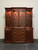 SOLD OUT - HENKEL HARRIS 2365 24 Solid Wild Black Cherry Chippendale Breakfront China Display Cabinet SOLD OUT - HENKEL HARRIS 2365 24 Solid Wild Black Cherry Chippendale Breakfront China Display Cabinet