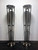 SOLD - Monumental Art Deco Chrome Torchieres - Pair