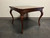 SOLD OUT - BAKER French Country Cherry Wood Game Table with Deer Hoof Feet