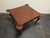 SOLD OUT - BAKER French Country Cherry Wood Game Table with Deer Hoof Feet
