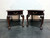 SOLD OUT - THOMASVILLE Mahogany Collection Chippendale End Side Tables Ball in Claw Feet - Pair