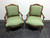 SOLD - Vintage French Provincial Louis XV Style Bergere Armchairs by Sam Moore - Pair SOLD - Vintage French Provincial Louis XV Style Bergere Armchairs by Sam Moore - Pair