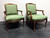 SOLD - Vintage French Provincial Louis XV Style Bergere Armchairs by Sam Moore - Pair SOLD - Vintage French Provincial Louis XV Style Bergere Armchairs by Sam Moore - Pair