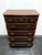 SOLD OUT - DREXEL HERITAGE Chippendale Flame Mahogany Chest on Chest
