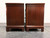 SOLD OUT - DREXEL HERITAGE Chippendale Flame Mahogany Nightstands Bedside Chests - Pair 