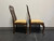 SOLD - HENREDON 18th Century Portfolio Walnut Queen Anne Dining Side Chairs - Pair 2