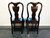 SOLD OUT - STATTON Old Towne Solid Cherry Queen Anne Dining Side Chairs - Pair 1