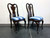 SOLD OUT - STATTON Old Towne Solid Cherry Queen Anne Dining Side Chairs - Pair 2