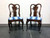 SOLD OUT - STATTON Old Towne Solid Cherry Queen Anne Dining Side Chairs - Pair 2
