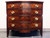 SOLD - BAKER Historic Charleston Inlaid Mahogany Bow Front Chest 1978 1