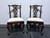 SOLD OUT - HENREDON Rittenhouse Square Mahogany Chippendale Ball in Claw Dining Side Chairs - Pair 1