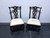 SOLD OUT - HENREDON Rittenhouse Square Mahogany Chippendale Ball in Claw Dining Side Chairs - Pair 4