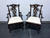 SOLD - HENREDON Rittenhouse Square Mahogany Chippendale Ball in Claw Dining Arm Chairs - Pair 