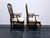 SOLD OUT - THOMASVILLE Cherry Queen Anne Style Dining Captain's Arm Chairs - Pair