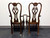 SOLD OUT - THOMASVILLE Cherry Queen Anne Style Dining Captain's Arm Chairs - Pair
