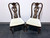 SOLD OUT - THOMASVILLE Cherry Queen Anne Style Dining Side Chairs - Pair 1