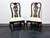 SOLD OUT - THOMASVILLE Cherry Queen Anne Style Dining Side Chairs - Pair 2