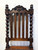 SOLD OUT - Victorian Gothic Tiger Oak Barley Twist Dining Chairs - Set of 6