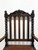 SOLD OUT - Victorian Gothic Tiger Oak Barley Twist Dining Chairs - Set of 6