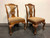 SOLD - HEKMAN Marsala French Country Oak Dining Side Chairs - Pair B