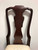 SOLD OUT - HENREDON 18th Century Portfolio Solid Mahogany Dining Side Chairs - Pair 2