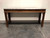 SOLD OUT - HENREDON Chinese Chippendale Carved Mahogany w/ Marble Top Console Sofa Table