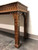 SOLD OUT - HENREDON Chinese Chippendale Carved Mahogany w/ Marble Top Console Sofa Table