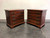 SOLD OUT - HENKEL HARRIS 5417 24 Solid Wild Black Cherry Chippendale Nightstands Bedside Chests - Pair