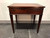 SOLD - Vintage Federal Hepplewhite Style Solid Mahogany End Side Accent Table