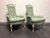 SOLD OUT - Vintage Mid-20th Century French Provincial Louis XV Style Chairs - Pair