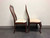 SOLD - Solid Mahogany Queen Anne Dining Side Chairs - Pair C
