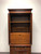 SOLD OUT - Vintage Chippendale Yew Wood Secretary Desk Armoire / Linen Press - A