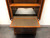 SOLD OUT - Vintage Chippendale Yew Wood Secretary Desk Armoire / Linen Press - A