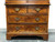 SOLD OUT - Vintage Chippendale Yew Wood Secretary Desk Armoire / Linen Press - A