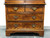 SOLD OUT - Vintage Chippendale Yew Wood Secretary Desk Armoire / Linen Press - B