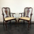 SOLD OUT - HENKEL HARRIS 110A 29 Mahogany Queen Anne Dining Armchairs - Pair