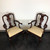 SOLD OUT - HENKEL HARRIS 110A 29 Mahogany Queen Anne Dining Armchairs - Pair
