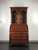 SOLD OUT - HENKEL HARRIS 6001/6003 29 Solid Mahogany Chippendale Secretary Desk with Glass Bookcase