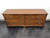 SOLD OUT - HENREDON 18th Century Portfolio Chippendale Banded Walnut Eight Drawer Double Dresser