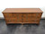 SOLD OUT - HENREDON 18th Century Portfolio Chippendale Banded Walnut Eight Drawer Double Dresser