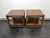 SOLD OUT - DREXEL HERITAGE Asian Chinoiserie Style Square End Side Tables