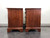 SOLD OUT - CRESENT Solid Cherry Chippendale Nightstands Bedside Chests - Pair
