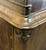 SOLD - Vintage Walnut Queen Anne Petite China Cabinet w/ Painted Interior