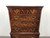 SOLD OUT - Vintage Carved Crotch Mahogany Chippendale Chest on Chest
