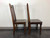 SOLD - Solid Mango Wood Dining / Kitchen Chairs - Pair 2