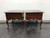 SOLD - ETHAN ALLEN Queen Anne Style Cherry End Side Tables - Pair