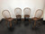 SOLD - DR DIMES Loop Back Windsor Dining Side Chairs - Set of 4