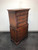SOLD - KINDEL Vintage Oxford Mahogany Chippendale Tall Chest on Chest