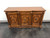 SOLD OUT - HERITAGE Vintage Neo-Classical Banded Pecan Breakfront Buffet Credenza
