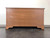 SOLD OUT - HERITAGE Vintage Neo-Classical Banded Pecan Breakfront Buffet Credenza